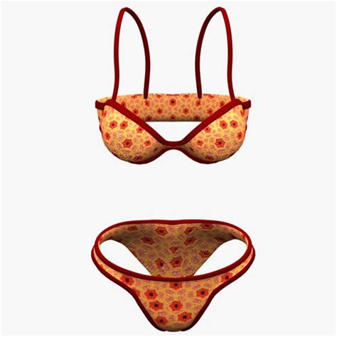 D Underwear Bikini Model