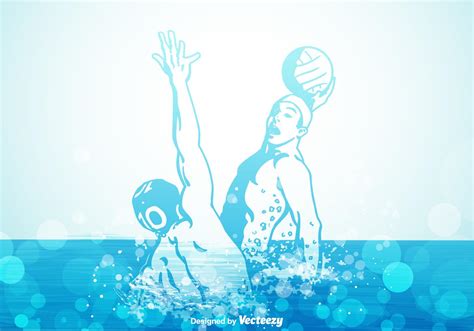 Water Polo Vector Illustration Vector Art At Vecteezy