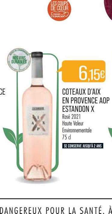 Offre C Teaux D Aix En Provence Aop Estandon X Ros Chez Match