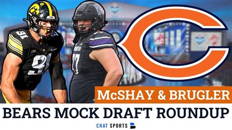 Chicago Bears Mock Draft 2025 With Trades Ezra Bilal