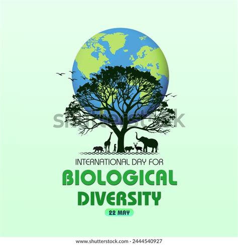 International Day Biological Diversity 22 May Stock Vector Royalty