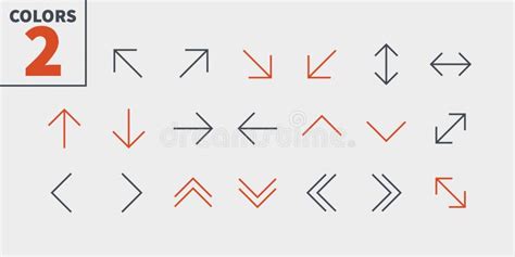 arrows ui pixel perfect  crafted vector thin   solid icons