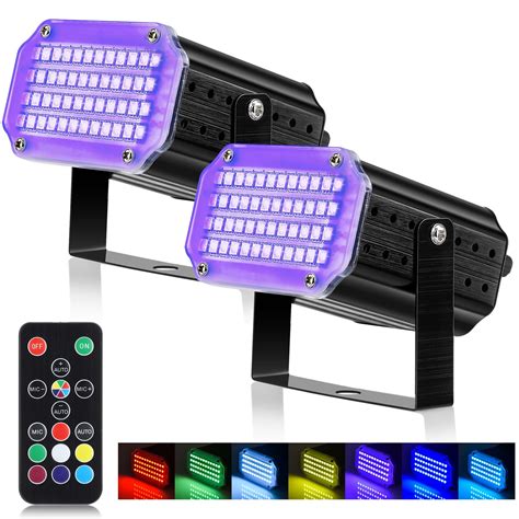 Halloween Strobe Light with Remote, 48 LEDs Halloween Mini Party Light