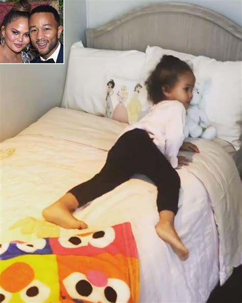 Chrissy Teigen, John Legend Give Daughter Luna Her First Big Girl Bed
