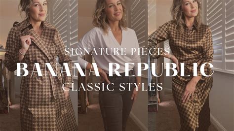 Banana Republic Fall Haul 2022 Signature Pieces YouTube