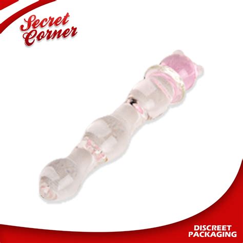 Secret Corner Sailor Moon Crystal Glass Dildo Penis Butt Vaginal Anal Plug Massager Sex Toy