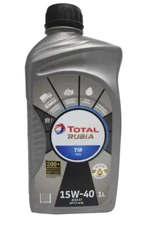 Aceite Total Rubia Tir 7400 15W 40 1 Litro Electricidad Mendez