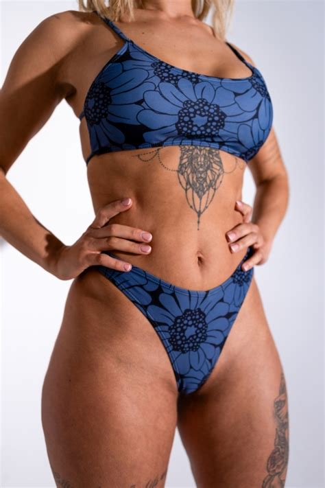 Sunflower Bikini Top Baring All Swimwear