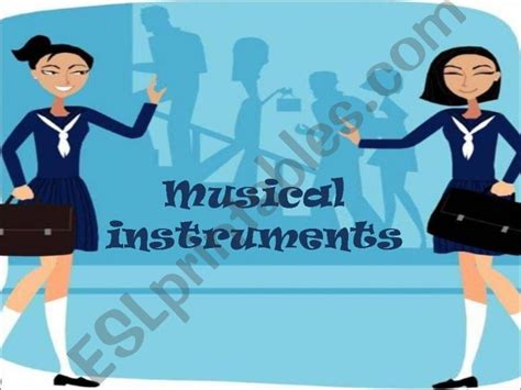 esl english powerpoints musical instruments