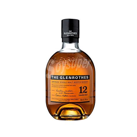 The Glenrothes Whisky escocés de malta 12 años Botella 70 cl