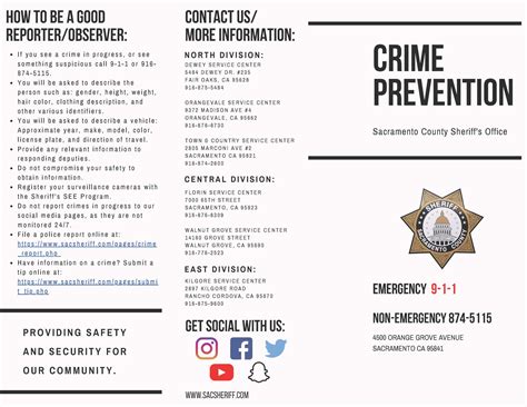 Crime prevention & safety tips – Phil Serna