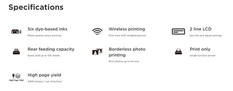 Canon PIXMA G540 Photo Printer high-quality photo printing