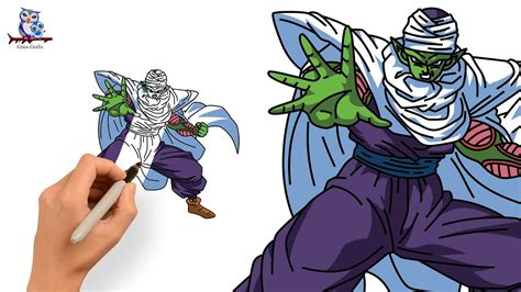 How To Draw Piccolo Dragon Ball Z Step By Step Youtube