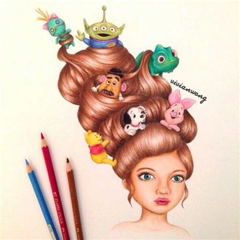 Pin By Muahh Love On Art Work Imagination Art Disney Drawings