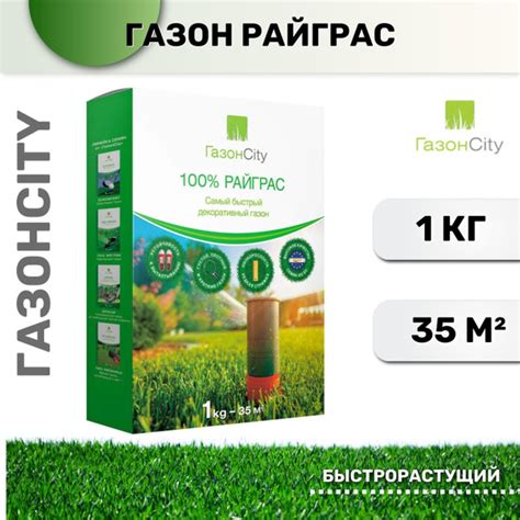 Газонные травы ГазонCity 100% Райграс - купить по выгодным ценам в ...