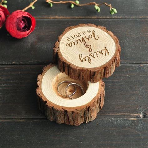 Wooden Wedding Ring Box Jetprint