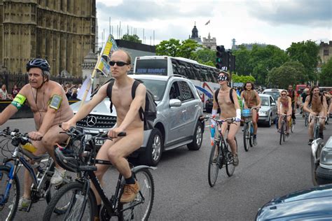 World Naked Bike Ride London Darek Gutowski