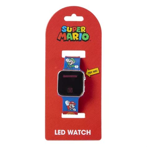 Reloj Super Mario Bros Led Env O Gratis