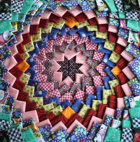 Colours And Fabrics Meer Pine Cone En Hexagons Quilt Naaien