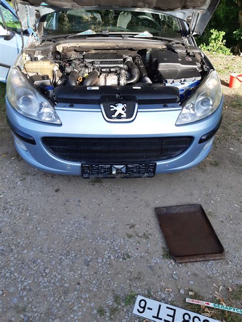 Снятие бампера, чистка радиатора — Peugeot 407, 1,6 л, 2004 года ...