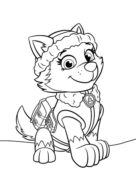 Dibujo De Paw Patrol Chase Para Colorear Dibujos Para Colorear