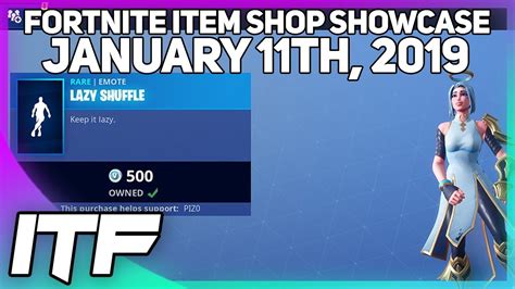 Fortnite Item Shop New Lazy Shuffle Emote Red Nosed Raider Is Back