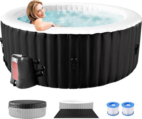 Amazon Inflatable Hot Tub Person Round Portable Blow Up Hot