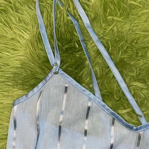 Vintage Lingerie Top With Cute Flower Detailing Depop