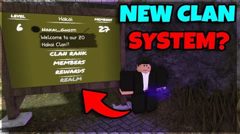 New Zo Clan Update How To Create One Or Join Roblox Zo Wip