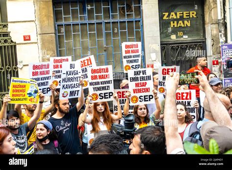 Gezi Park Protest In Istanbul On May Demonstrators With