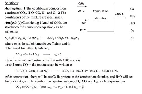 Solved Liquid Propane C H Enters A Combustion Cham Ber Chegg