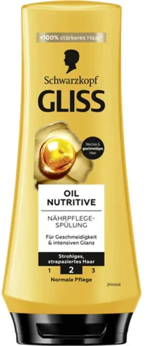 Schwarzkopf Gliss Kur Oil Nutritive Sp Lung Ml Oh Feliz