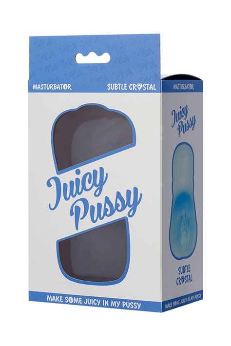 Прозрачный реалистичный мастурбатор Juicy Pussy Subtle Crystal купить с доставкой по выгодным