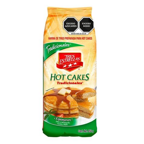 Harina Para Hot Cakes Tradicionales Tres Estrellas Gr Soriana Snack Recipes Food Tamales