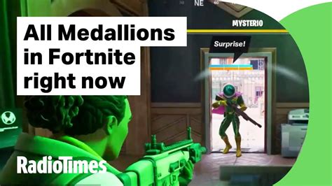 All Fortnite Medallions How To Beat Mysterio Emma Frost And Doombot