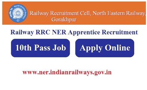 Railway Rrc Ner Apprentice Post Recruitment Apply Online For