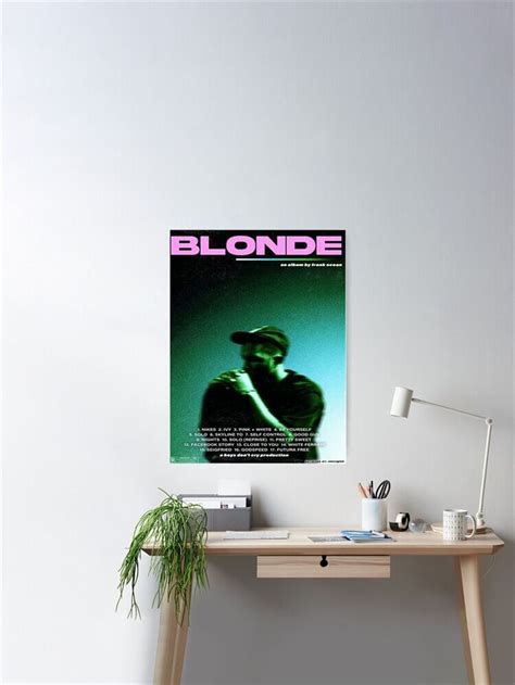 Frank Ocean Blonde Movie Poster FOP21 Frank Ocean Official Shop