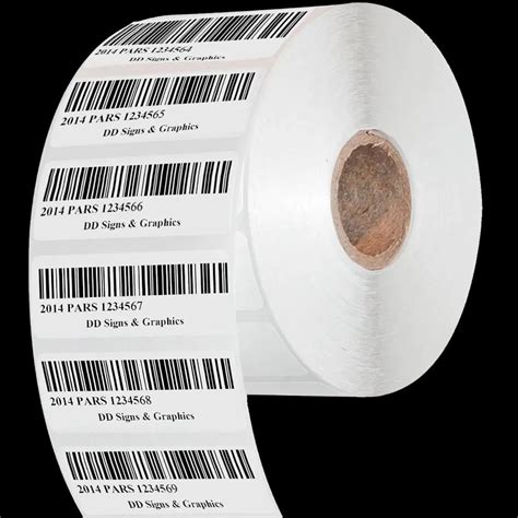 paper barcode label roll white  roll   delhi id