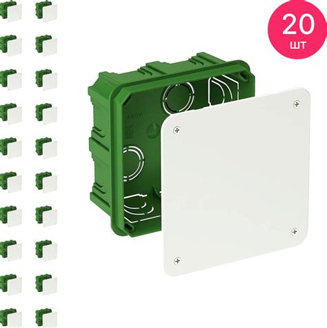 Подрозетник Systeme Electric / Систем Электрик с крышкой 100х100х48мм ...