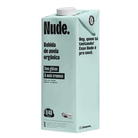 Bebida Vegetal Aveia Nude Intensa Cremosa 1L Vegana e Sem Glúten