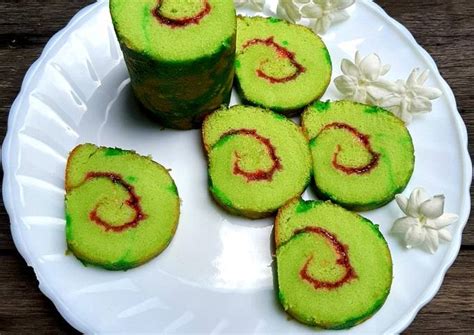 Resep Bolu Gulung Pandan Batik Oleh HerlinaCs Lim Cookpad