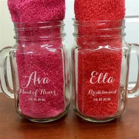 Bridesmaid Glasses Personalized Bridesmaid Glasses 5 Large Etsy