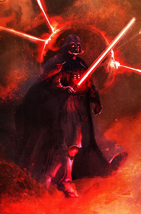 Artstation Vader On Mustafar