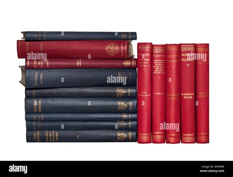 BOOK IMAGE: Hardbound, copies of ancient Latin and Greek authors ...