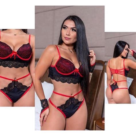 Revender Moda Ntima Kit Lingerie De Luxo Atacado Pe As Conjuntos Shopee Brasil