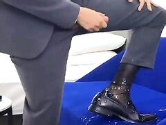 Suits Office Man Blasting Hot Cum On Shoe ThisVid