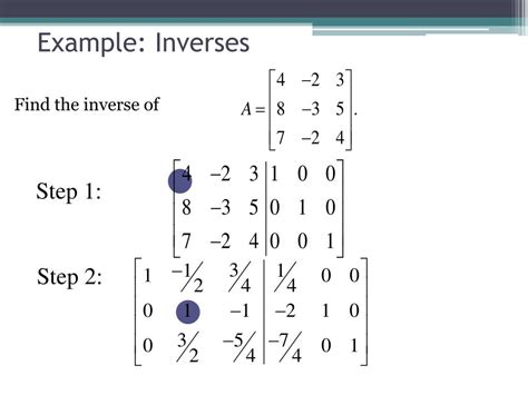 Ppt Matrix Inverse And Transpose Powerpoint Presentation Free