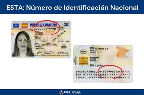 N Mero De Identificaci N Nacional En La Solicitud De Esta