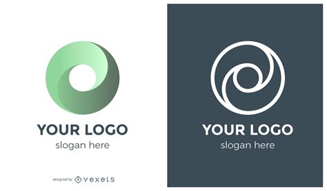 Circle Swirl Logo Concept Vector Download