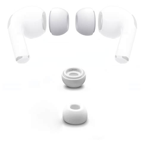 Hot On Sale 1pair Silicone Replacement Ear Tips Buds For Apple Airpods